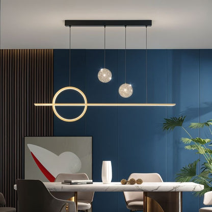 Modern Joffrey Pendant Light by Residence Supply featuring a sleek metal design and warm ambient lighting.