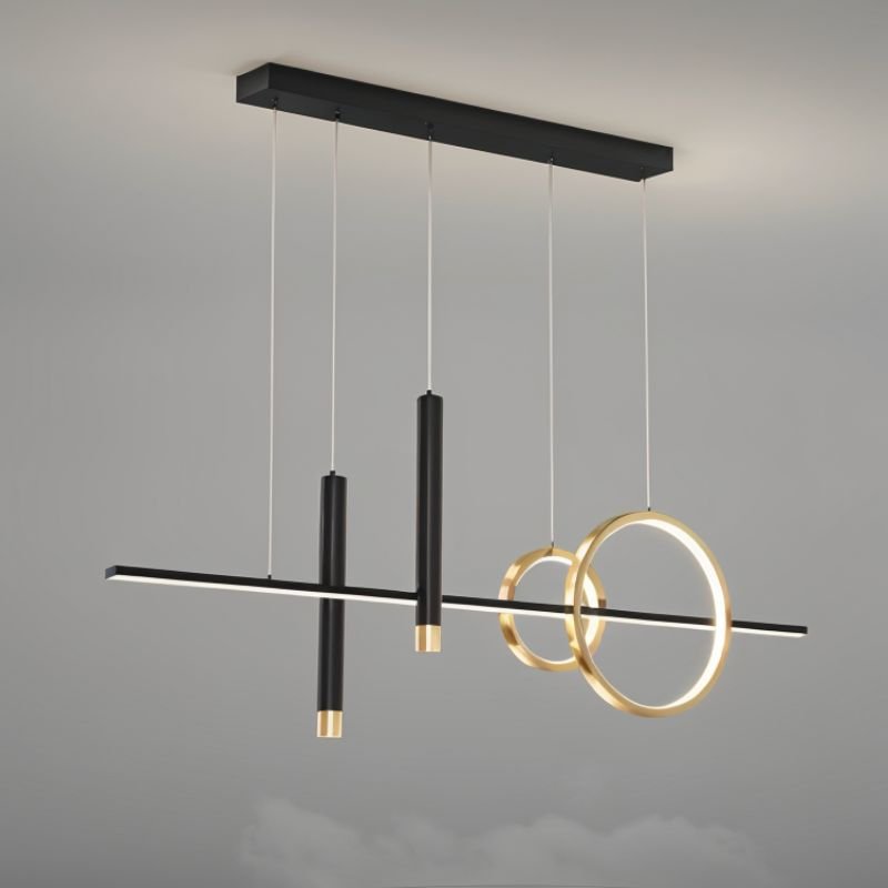 Modern Joffrey Pendant Light by Residence Supply featuring a sleek design with a metal shade and adjustable hanging cords.