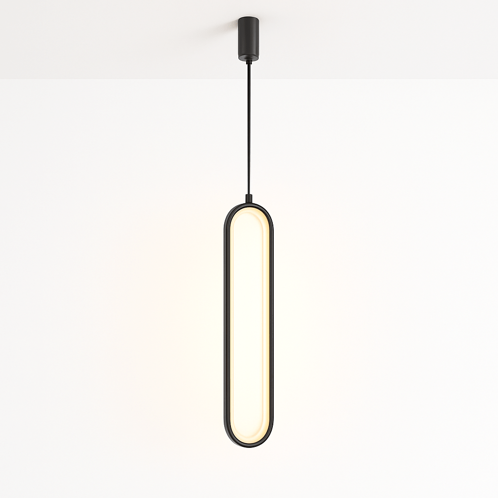 Modern Joffrey Pendant Light by Residence Supply featuring a sleek metal shade and hanging cord, ideal for contemporary interiors.