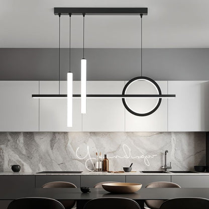 Modern Joffrey Pendant Light by Residence Supply with a sleek metal finish and adjustable hanging length.