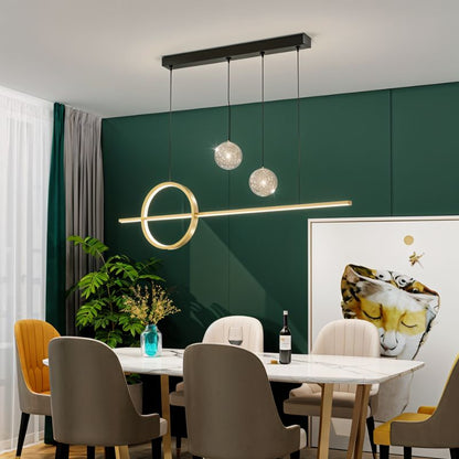 Modern Joffrey pendant light by Residence Supply featuring a sleek metal design and warm ambient lighting.