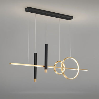 Residence Supply Joffrey Pendant Light with metal shade and adjustable cord hanging from ceiling in modern decor style