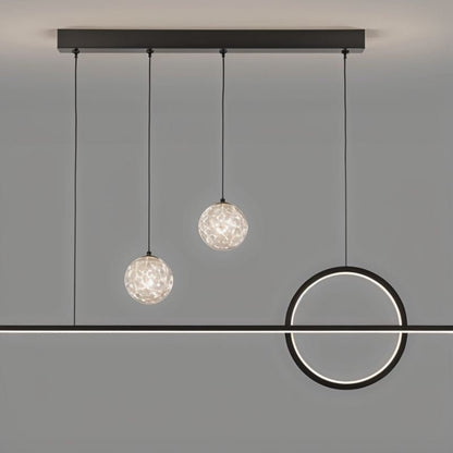 Modern Joffrey Pendant Light by Residence Supply with sleek design and metal finish, hanging from the ceiling.