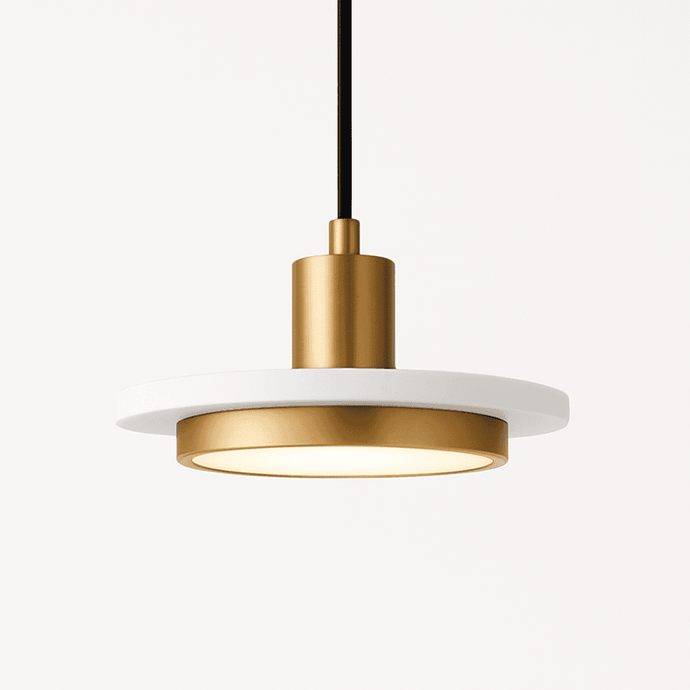 Julian Pendant Light by Residence Supply hanging fixture with a sleek modern design and a metal finish.