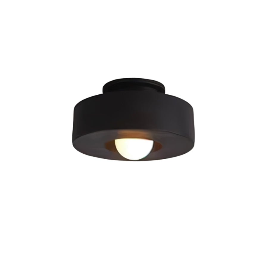 Black Julish ceiling light fixture by Residence Supply, flush mount design with a sleek, modern appearance for indoor lighting.