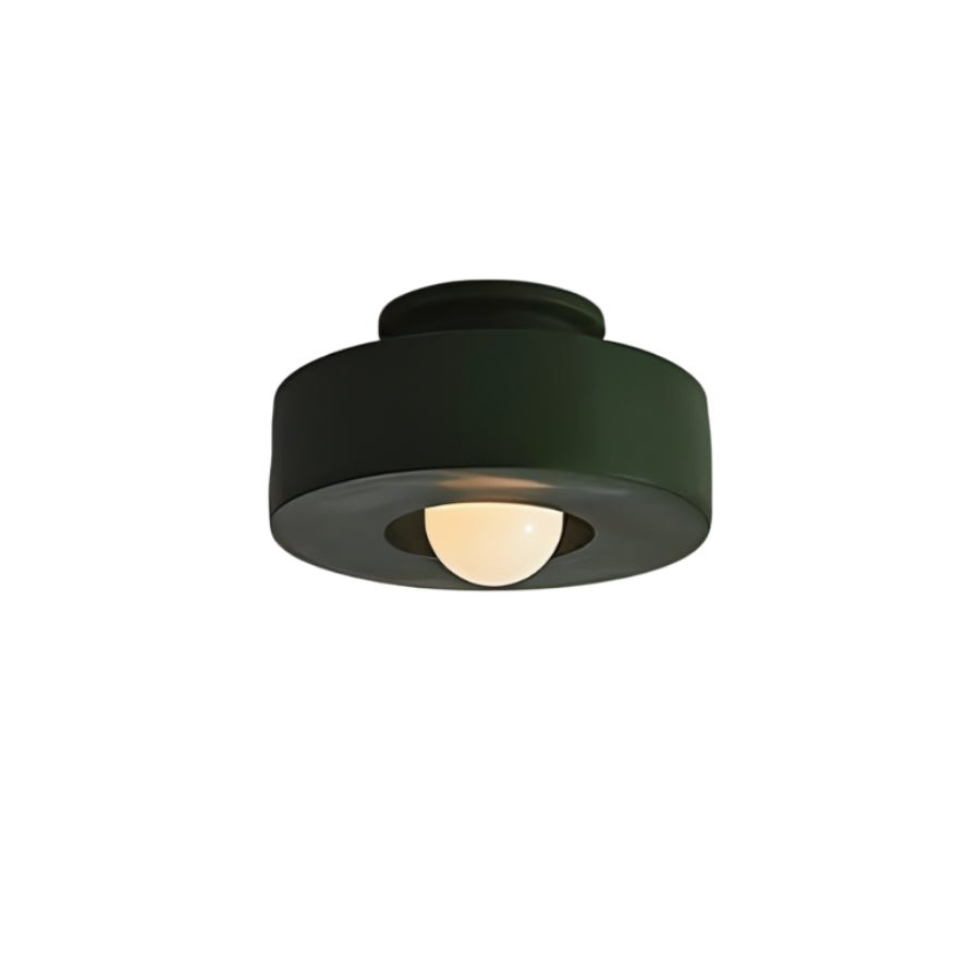 Green Julish ceiling light by Residence Supply, flush mount design with a modern, stylish look suitable for various interiors.