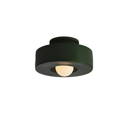 Green Julish ceiling light by Residence Supply, flush mount design with a modern, stylish look suitable for various interiors.