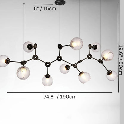 Elegant Jyotish indoor chandelier by Residence Supply with intricate design and warm lighting for sophisticated home decor.
