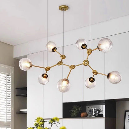 Elegant Jyotish Indoor Chandelier by Residence Supply with intricate design and multiple light fixtures for stylish illumination.
