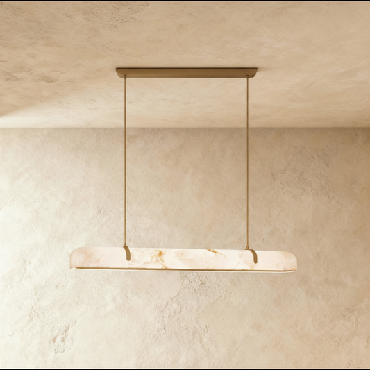 Elegant Kaelen Chandelier by Residence Supply with multiple glass globes and brushed metal finish, hanging from a ceiling fixture.