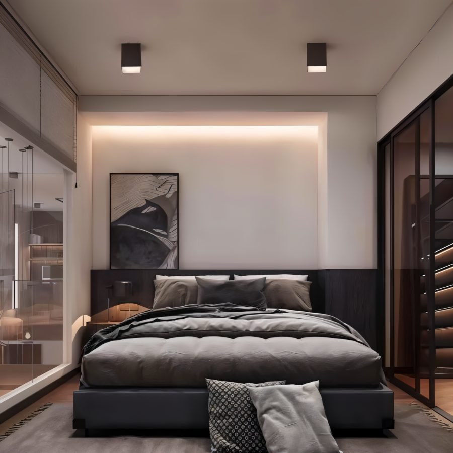 Kaiden Downlight by Residence Supply, modern ceiling light fixture with sleek design and adjustable features.