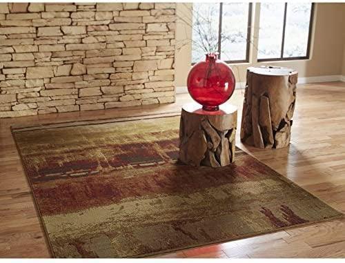 Karastan Artois Mericourt Teal Closeout Area Rug 5’6”x 8'3" - Nuvé