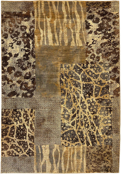 Karastan Carmel Santa Lucia Chestnut Area Rug 5’6”x8’3” - Nuvé