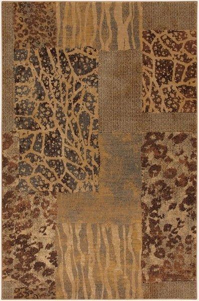 Karastan Carmel Santa Lucia Chestnut Area Rug 5’6”x8’3” - Nuvé