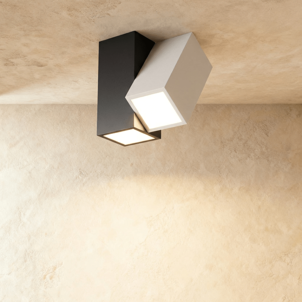 Kashaf Ceiling Light by Residence Supply, modern white fixture with sleek design for indoor lighting.