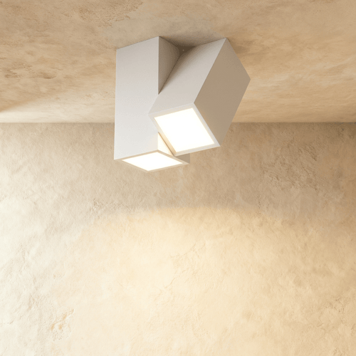 Elegant Kashaf Ceiling Light by Residence Supply, featuring a modern design with glass and metal elements for stylish home illumination.