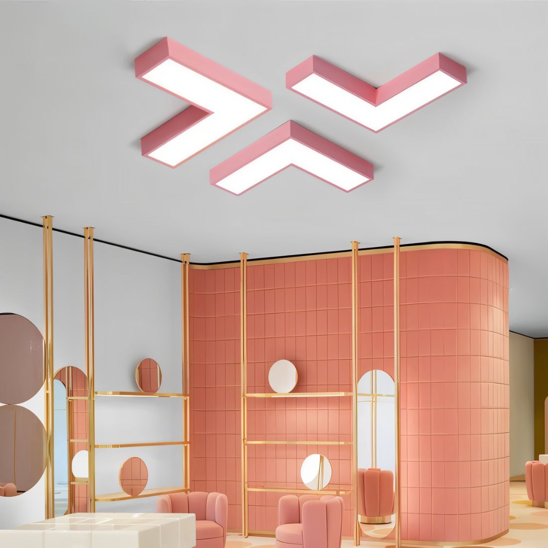 Korner Ceiling Light by Residence Supply, modern flush mount fixture with sleek white finish and circular design.