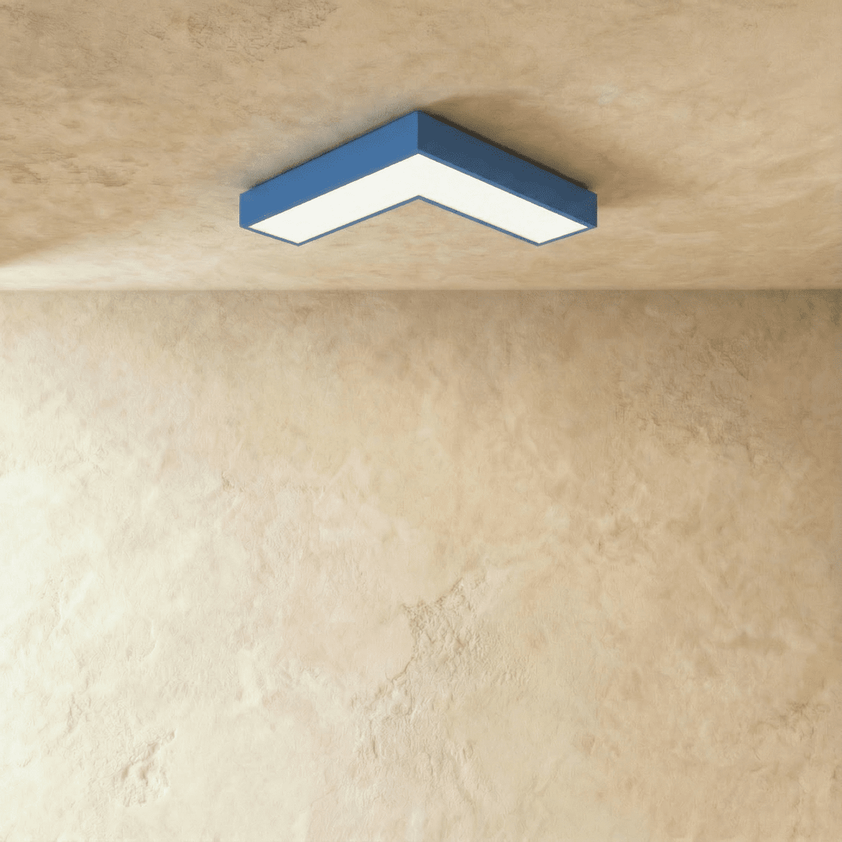Modern Korner ceiling light by Residence Supply featuring a sleek, geometric design with matte finish for contemporary interiors.