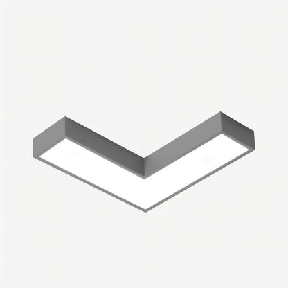 Korner ceiling light by Residence Supply, modern fixture with geometric design and metal finish, mounted on a ceiling.