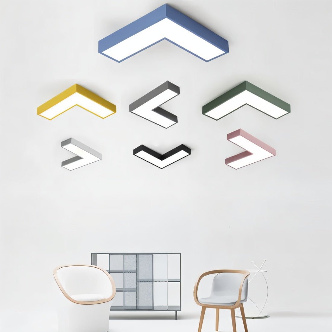 Korner ceiling light by Residence Supply featuring a modern design with a sleek, minimalist fixture for contemporary interior lighting.