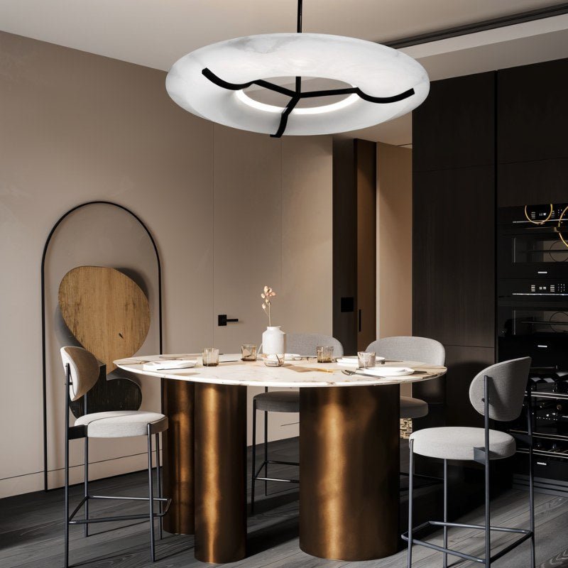 Kuklos Alabaster Chandelier Light - Nuvé