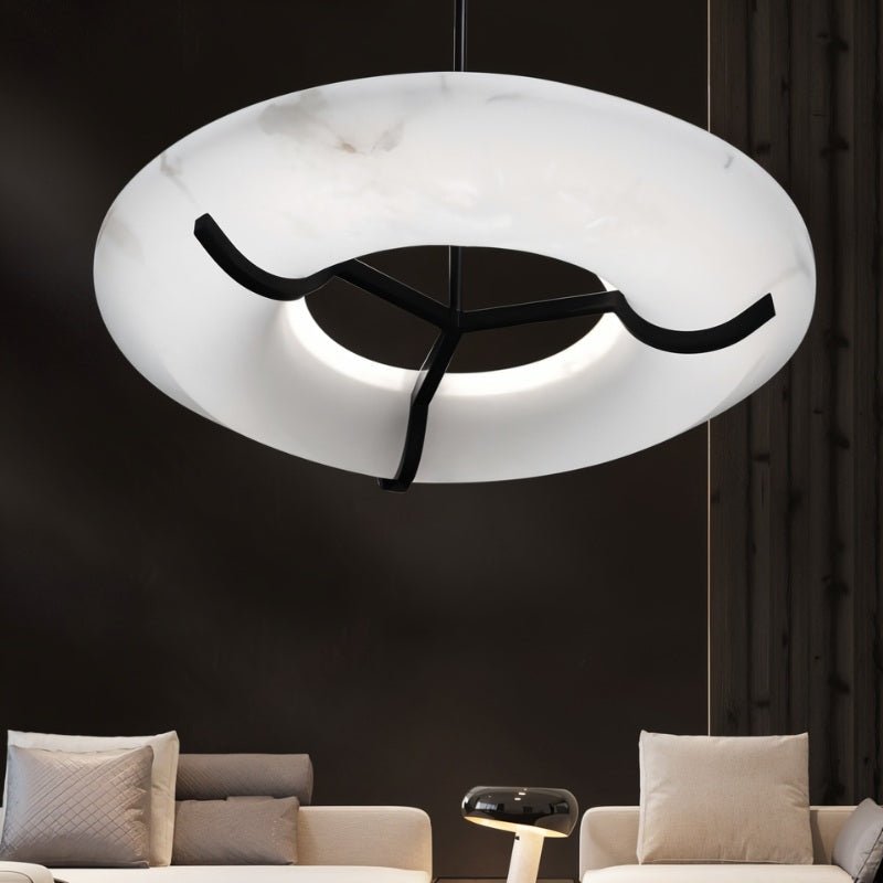 Kuklos Alabaster Chandelier Light - Nuvé
