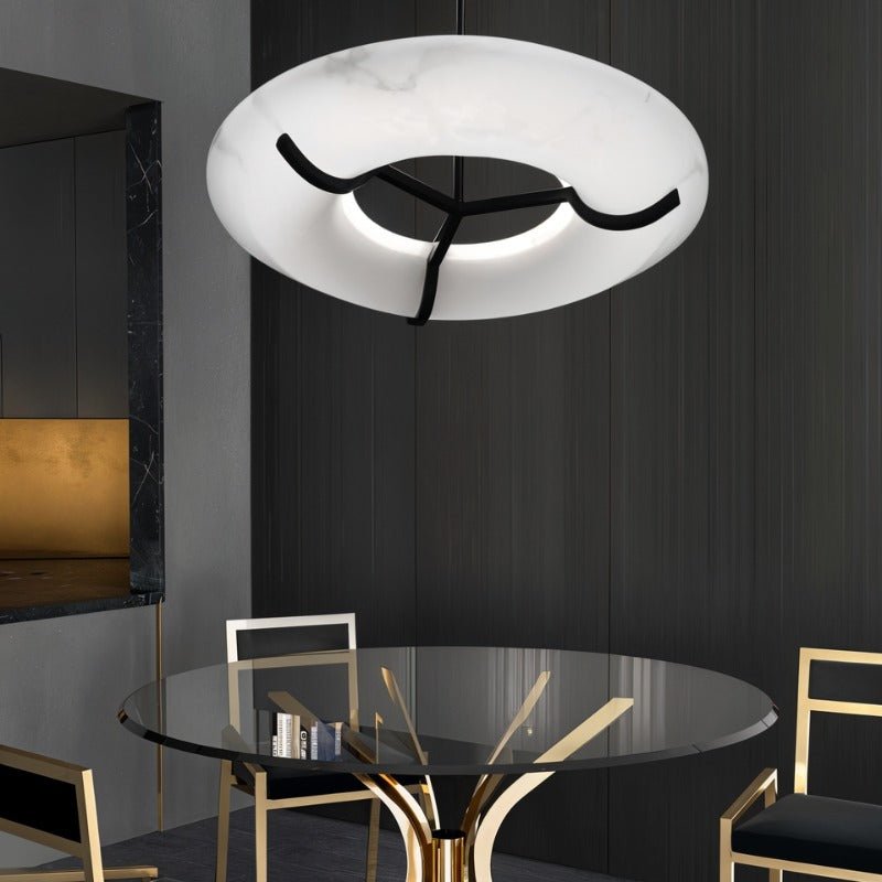 Kuklos Alabaster Chandelier Light - Nuvé