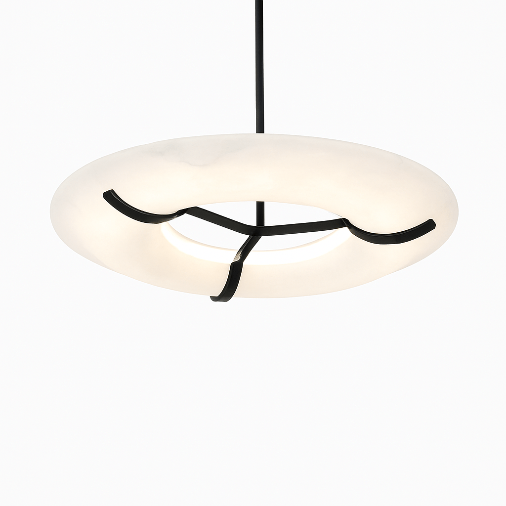 Kuklos Alabaster Chandelier Light - Nuvé