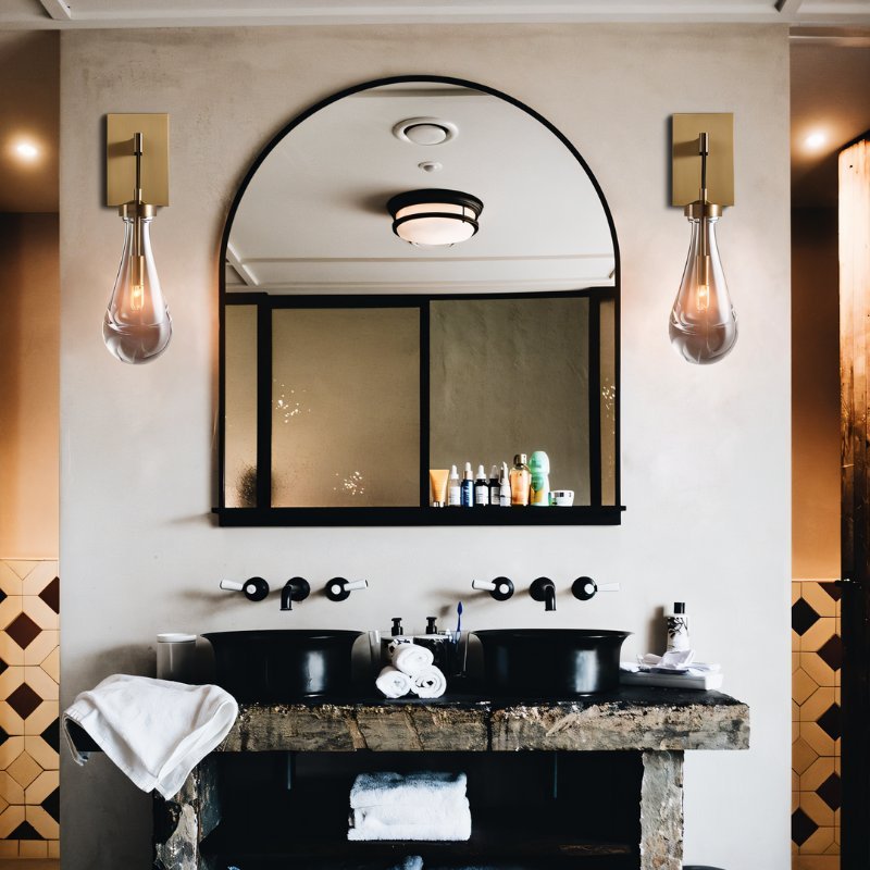 Pulcher Glass Tears Wall Sconce - Nuvé