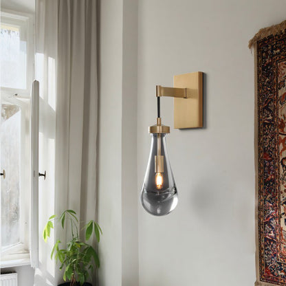 Pulcher Glass Tears Wall Sconce - Nuvé
