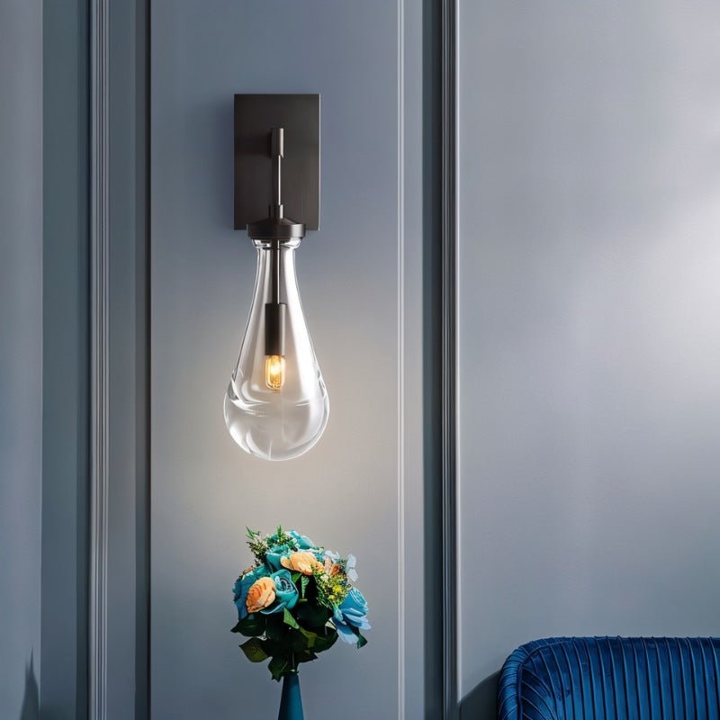 Pulcher Glass Tears Wall Sconce - Nuvé