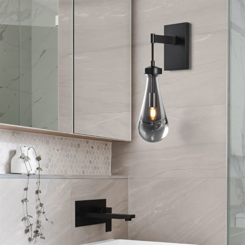 Pulcher Glass Tears Wall Sconce - Nuvé