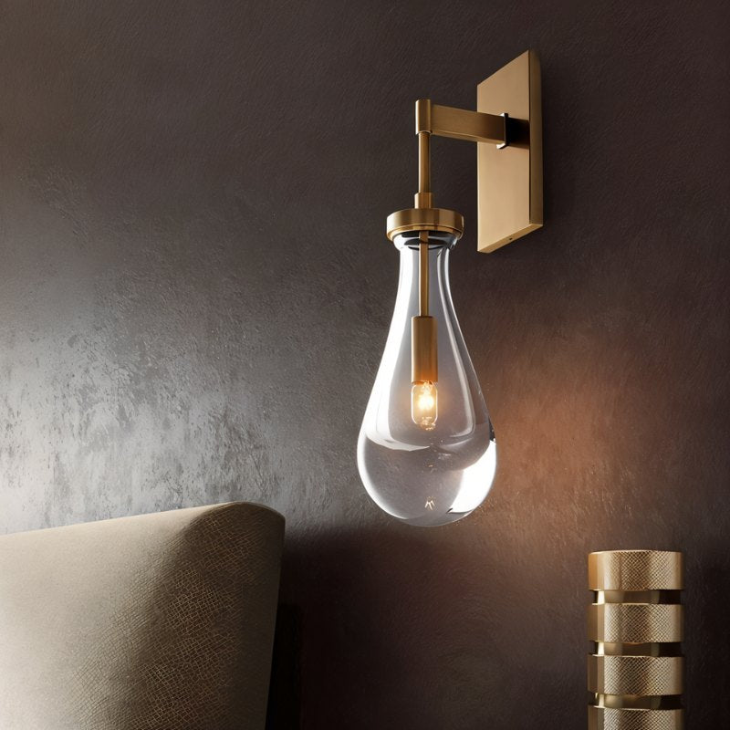 Pulcher Glass Tears Wall Sconce - Nuvé