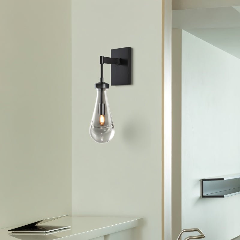 Pulcher Glass Tears Wall Sconce - Nuvé