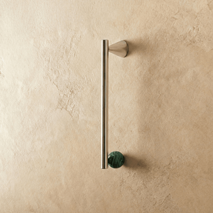 Clear crystal knob and pull bar for cabinets, made by Residence Supply, ideal for enhancing home and garden cabinet hardware.