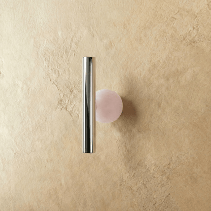 Crystal knob and pull bar by Residence Supply, modern cabinet hardware for home and garden furniture.