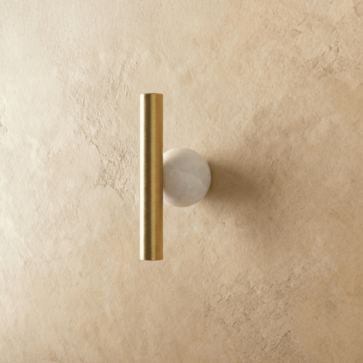Crystal knob and pull bar from Kwam, stylish cabinet hardware for home and garden furniture.