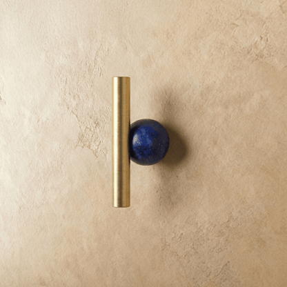 Clear crystal knob and pull bar by Residence Supply, ideal for cabinet hardware in home and garden decor.