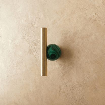 Crystal knob and pull bar from Residence Supply, decorative cabinet hardware with clear glass finish for home and garden decor.