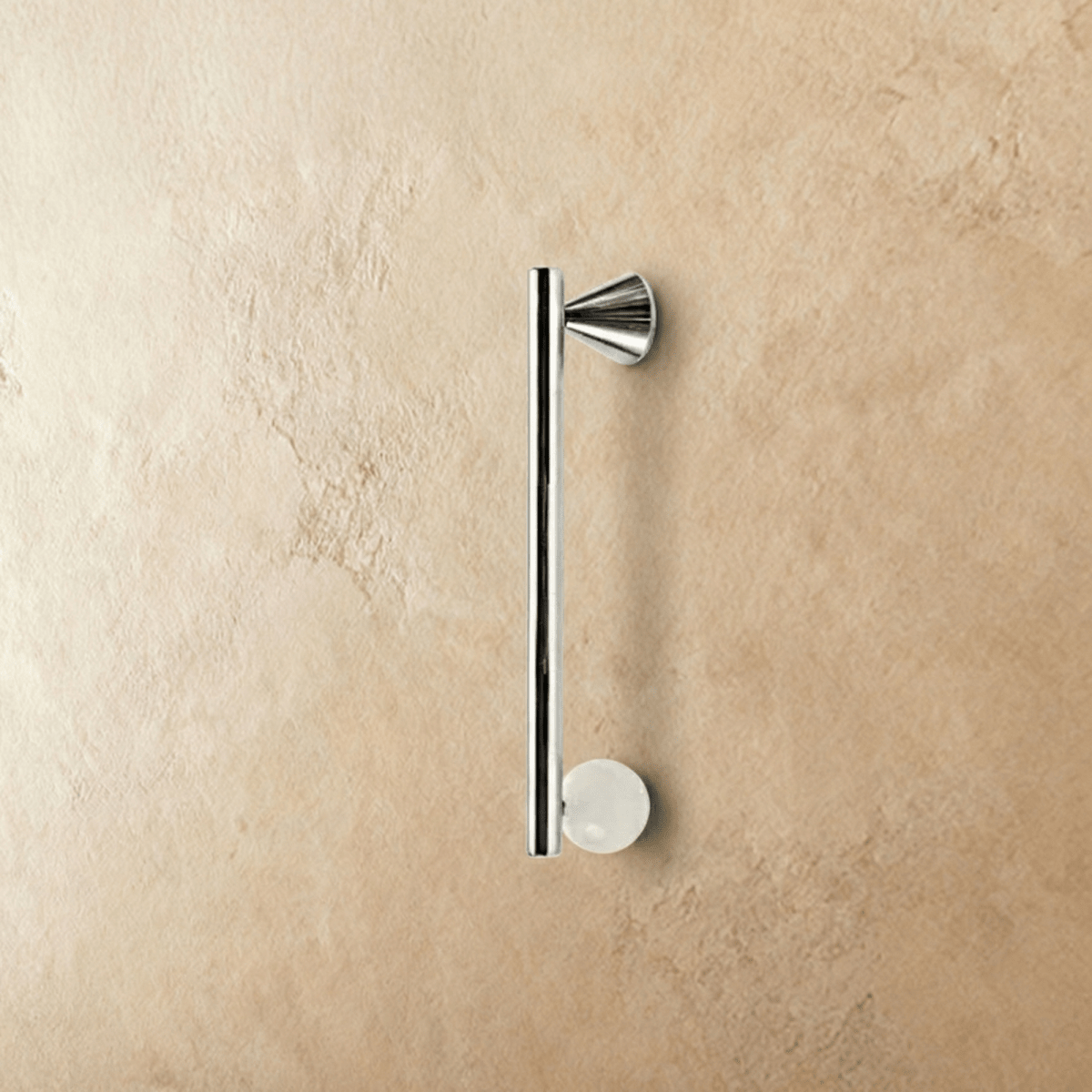 Crystal knob and pull bar from Residence Supply, stylish cabinet hardware with clear glass finish, suitable for home and garden furniture.