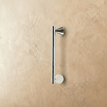 Crystal knob and pull bar from Residence Supply, stylish cabinet hardware with clear glass finish, suitable for home and garden furniture.