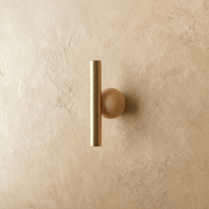 Clear crystal knob and pull bar from Residence Supply, elegant cabinet hardware for kitchen or furniture drawers.
