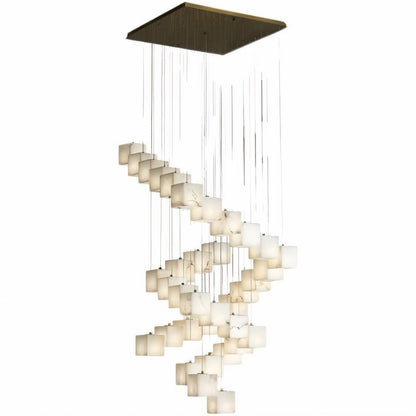 Kybos Alabaster Chandelier Light - Nuvé