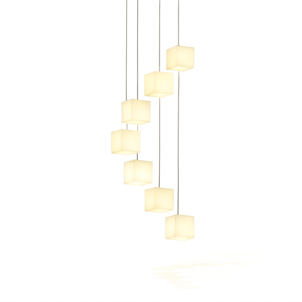 Kybos Alabaster Chandelier Light - Nuvé