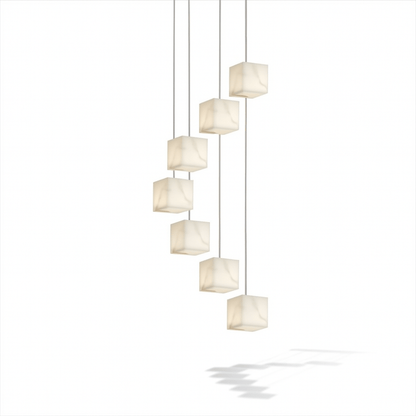 Kybos Alabaster Chandelier Light - Nuvé