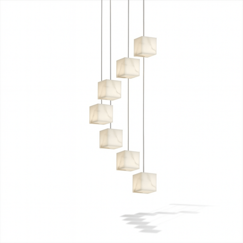 Kybos Alabaster Chandelier Light - Nuvé