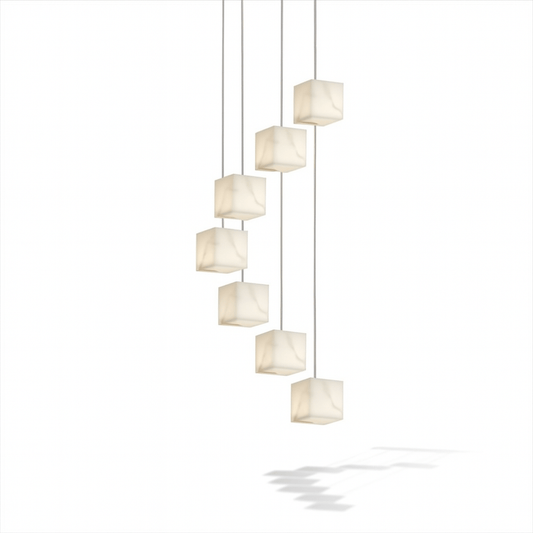 Kybos Alabaster Chandelier Light - Nuvé
