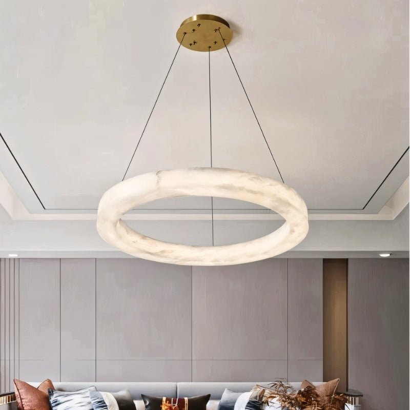 Kyklos Alabaster Chandelier - Nuvé