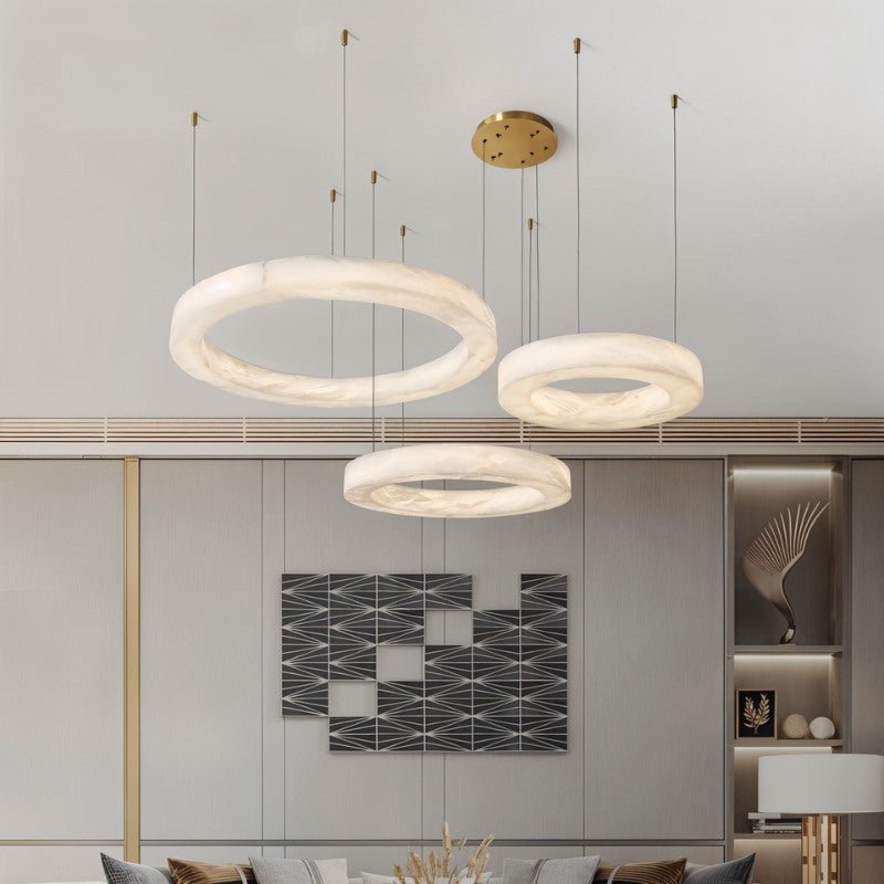Kyklos Alabaster Chandelier - Nuvé