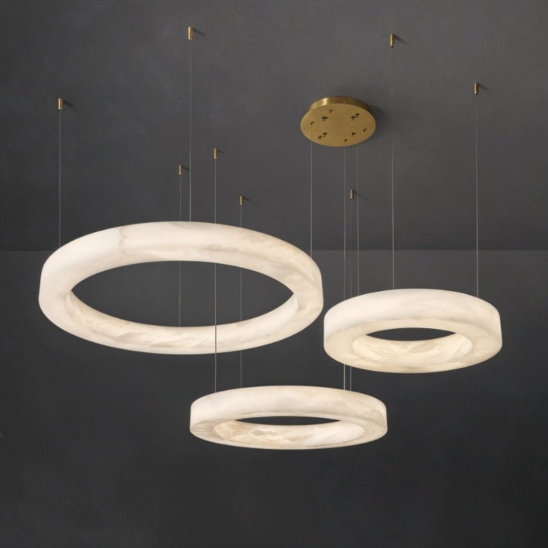 Kyklos Alabaster Chandelier - Nuvé